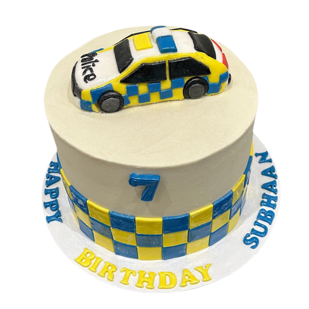 POLICE CAR THEME CAKE