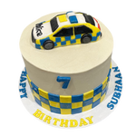 POLICE CAR THEME CAKE