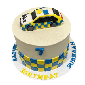 POLICE CAR THEME CAKE