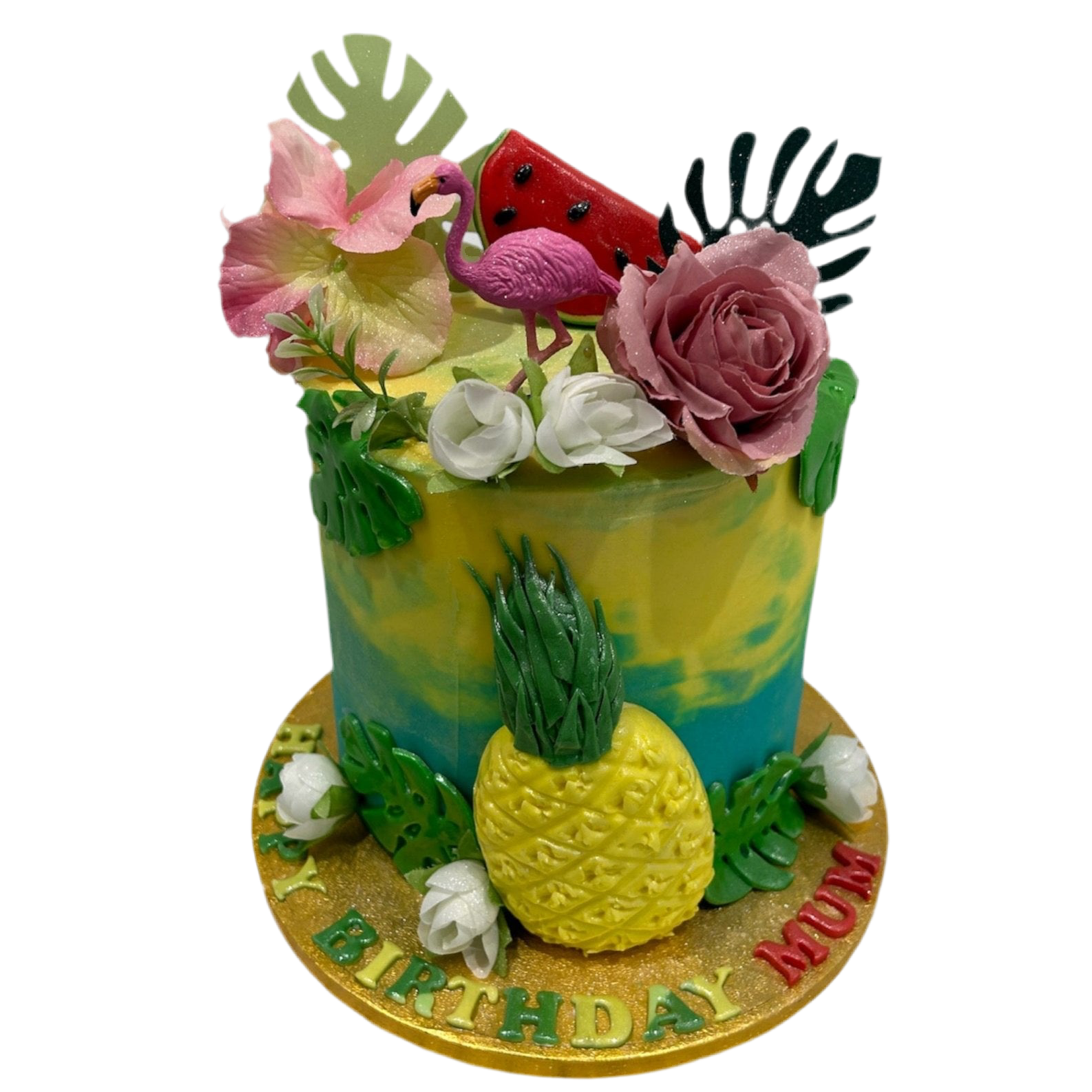 PINEAPPLE JUNGLE OCCASION CAKE