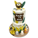 2 TIER JUNGLE MANIA CAKE