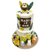 2 TIER JUNGLE MANIA CAKE