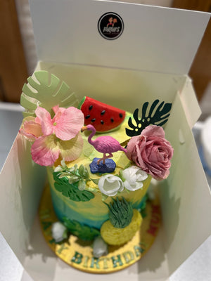 PINEAPPLE JUNGLE OCCASION CAKE