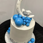 BABY ON THE MOON CHRISTENING CAKE