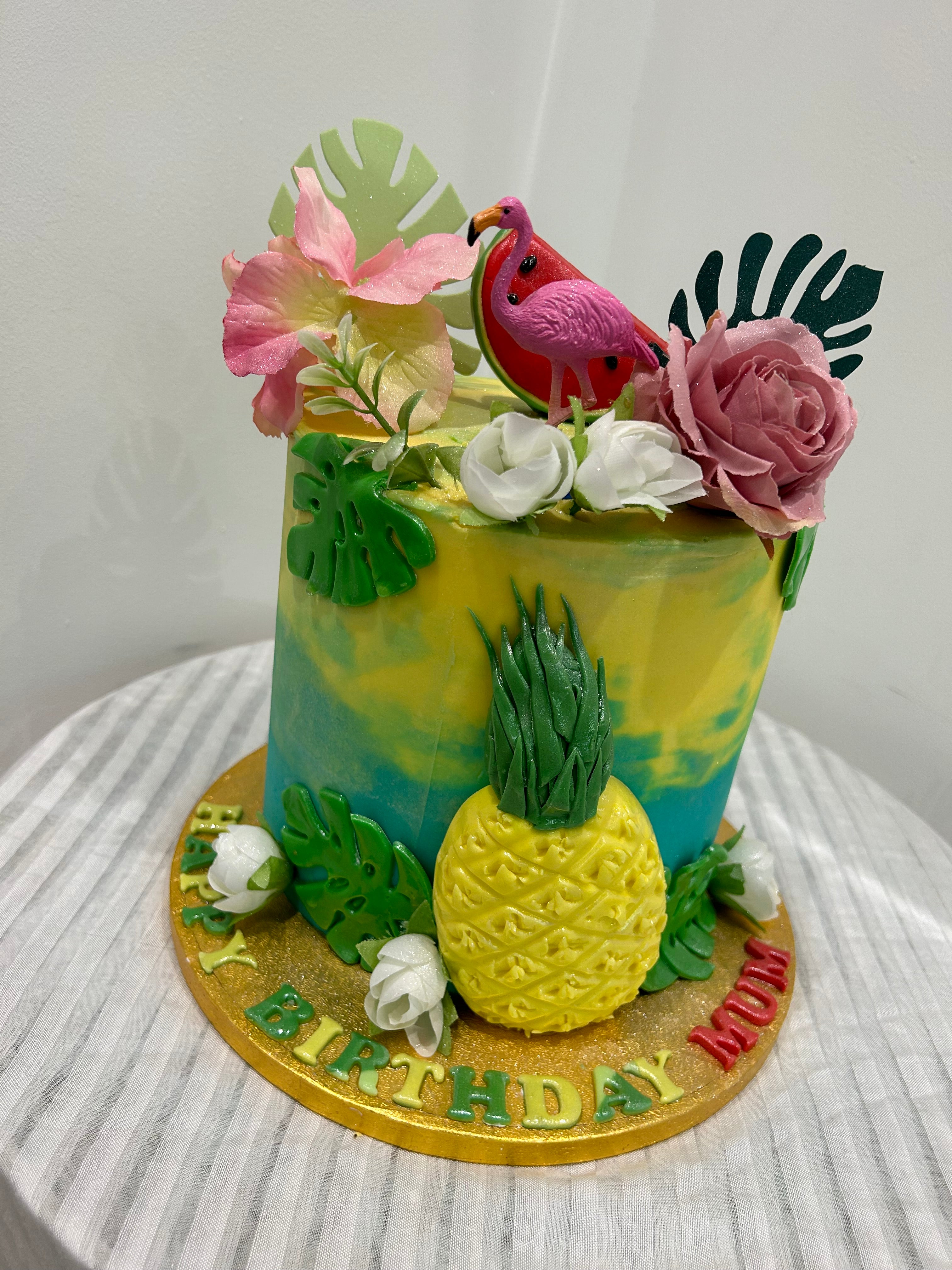 PINEAPPLE JUNGLE OCCASION CAKE