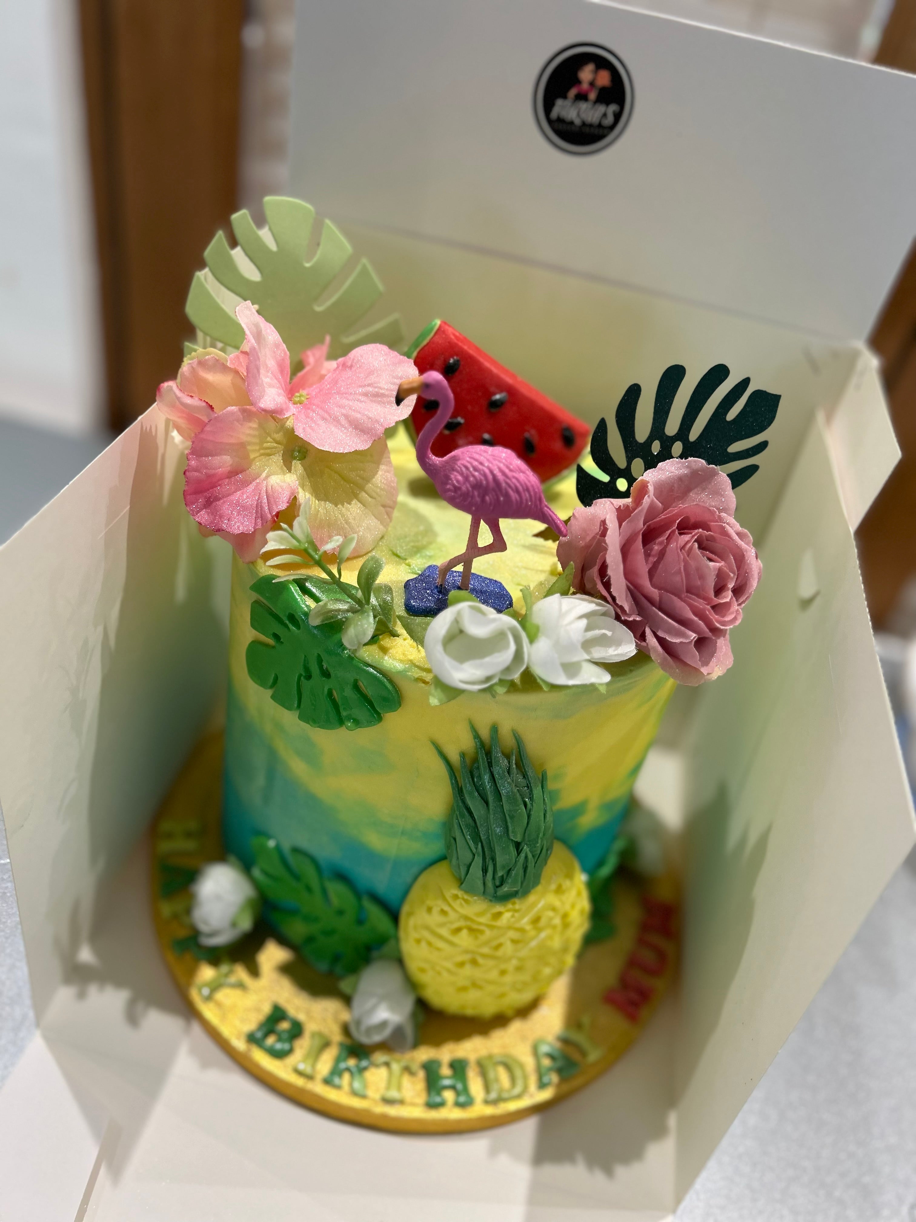 PINEAPPLE JUNGLE OCCASION CAKE