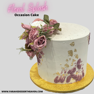 FLORAL SPLASH OCCASION CAKE