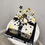 GIFT WRAP STAR CAKE