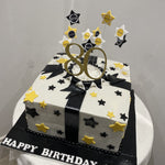 GIFT WRAP STAR CAKE