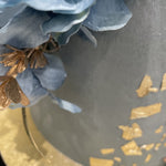 GOLD AZURE FLORAL OCCASION CAKE