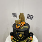 LAMBO THEMED CAKE