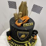 LAMBO THEMED CAKE