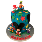 CARTOON CHARACTER & FRIENDS CAKE