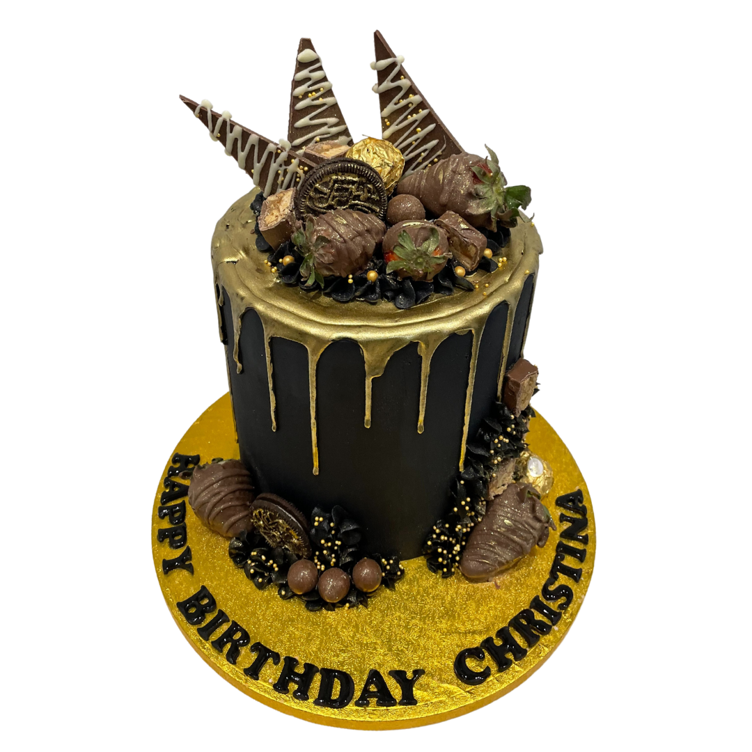 Bizarre Birthday Galaxy Cake With Chocolate Shards