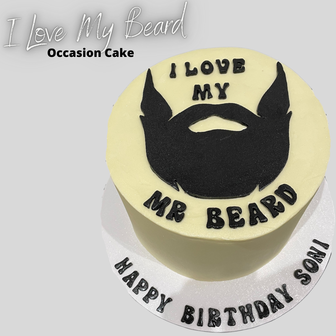 Happy Birthday Cake Topper With Moustache Shiny Black Cake Topper Cake  Decorations Color Option Available 6