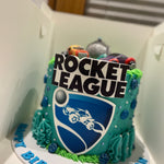 ROCKET LEAGUE THEME CAKE