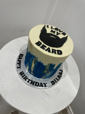 Respect the Beard Brown Beard Edible Cake Topper Image ABPID11248 – A  Birthday Place