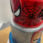 COMIC BOOK HERO 3-TIER CAKE