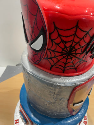 COMIC BOOK HERO 3-TIER CAKE