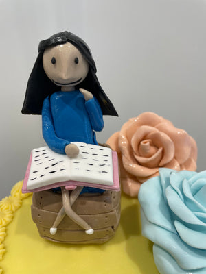 CHILDREN'S BOOK AUTHOR THEME CAKE