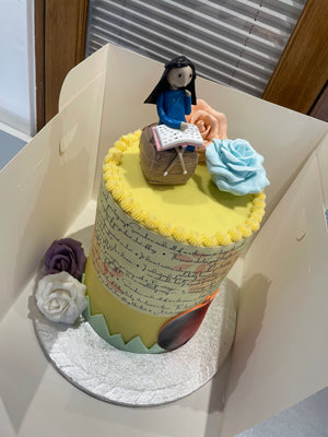 CHILDREN'S BOOK AUTHOR THEME CAKE