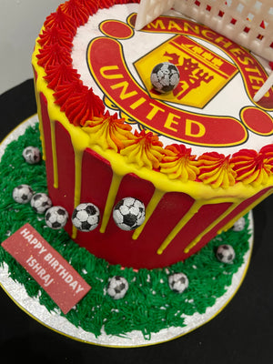 Buy Football N Goal Fondant Cake-Football N Goal Fondant Cake