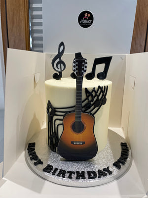 Discover more than 81 birthday cake guitar design - awesomeenglish.edu.vn