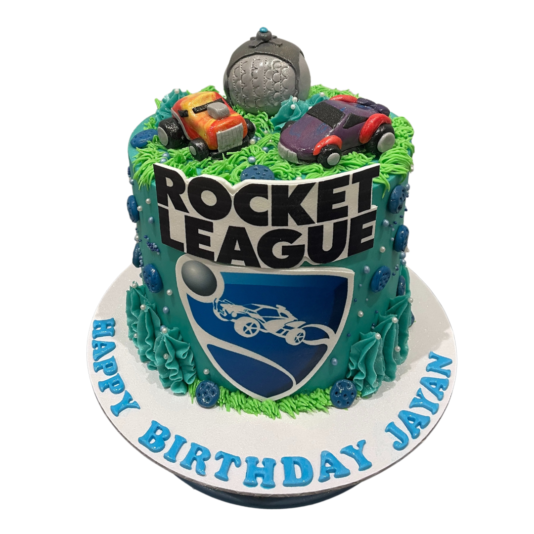 ROCKET LEAGUE THEME CAKE