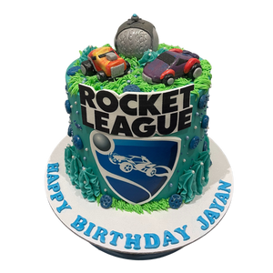 ROCKET LEAGUE THEME CAKE