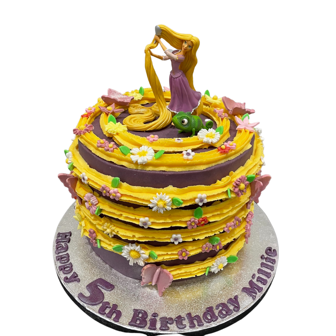 jasi's 5th birthday princess cake - Decorated Cake by Jo - CakesDecor