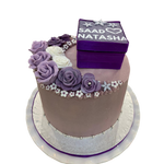 LILAC FLOWER CELEBRATION CAKE